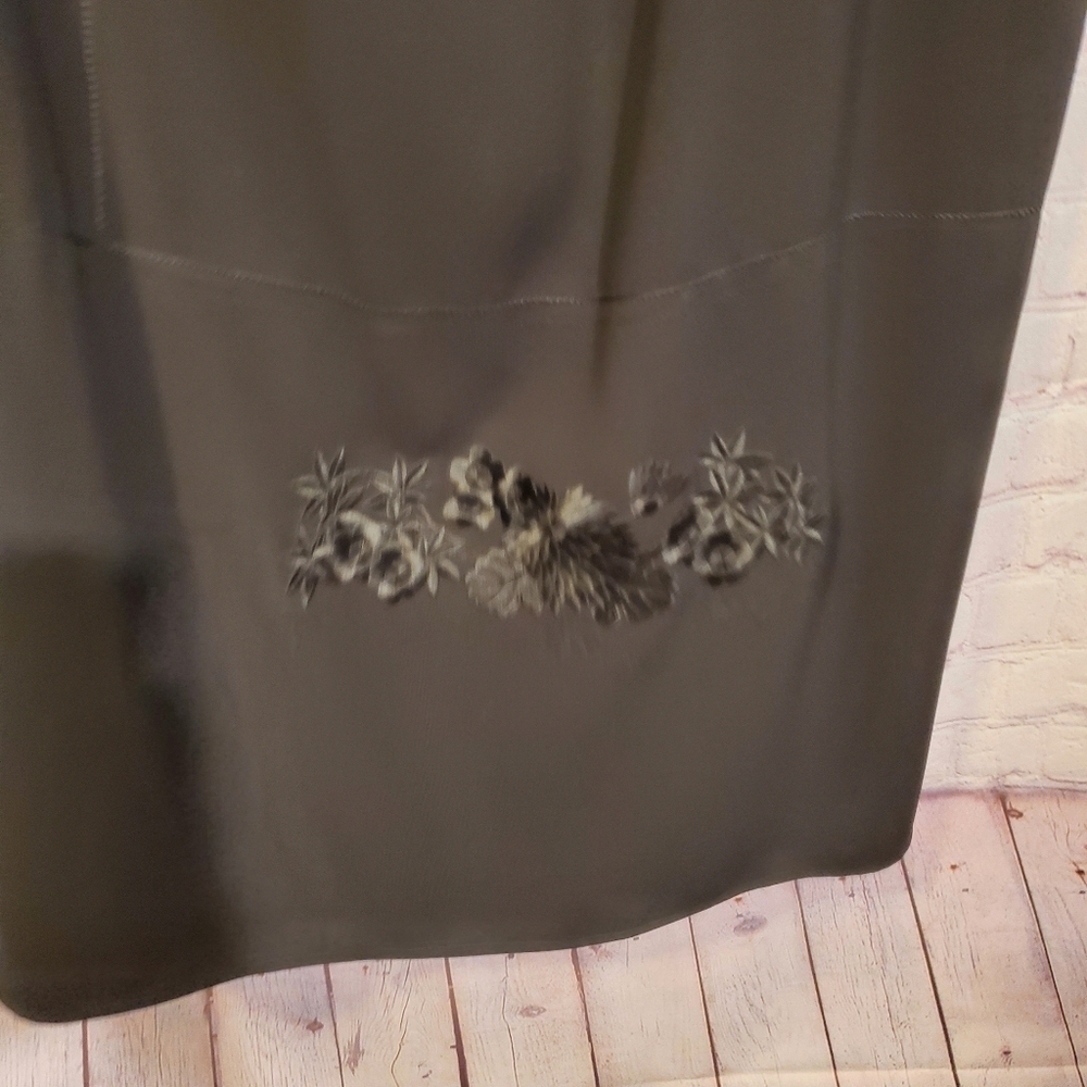 Harari Black Silk 3-Piece Outfit Set w/ Asian-Inspired - Picture 7 of 11